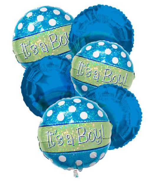 "It's a Boy" Balloon Bouquet (6)